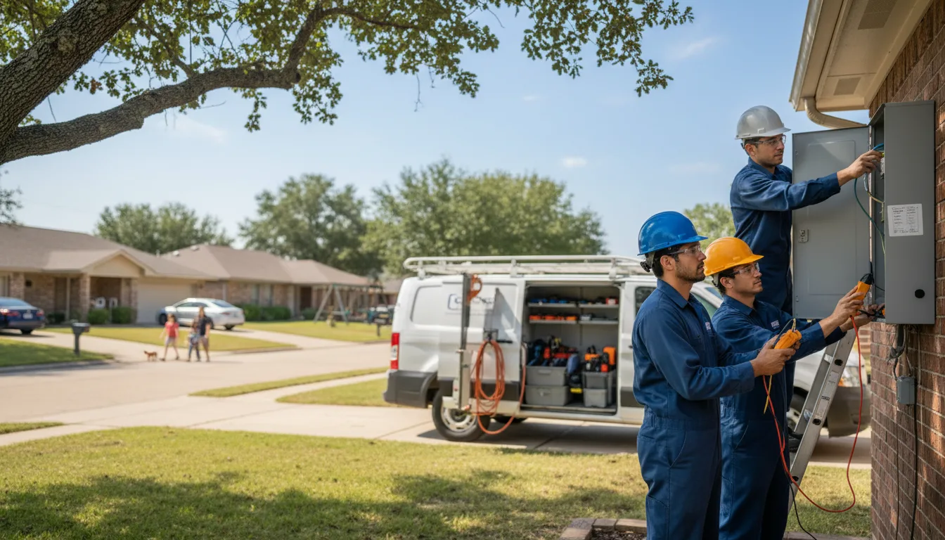 Certified electrician providing emergency electrical services in Nazareth, MI